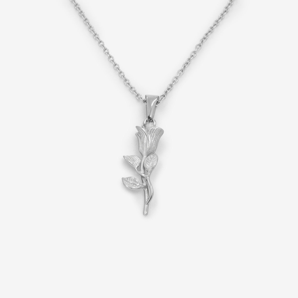 HALSKÆDE MED BLOMST VEDHÆNG