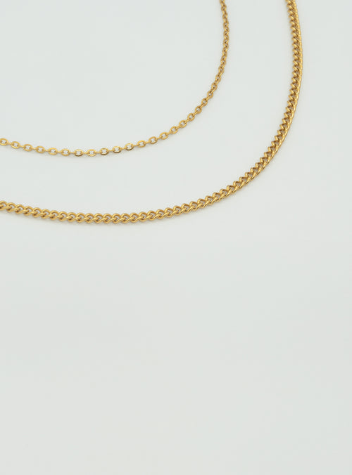 two chains included banner gold